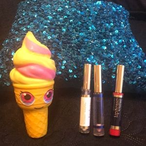 Three lip sense lip stick gloss and remover